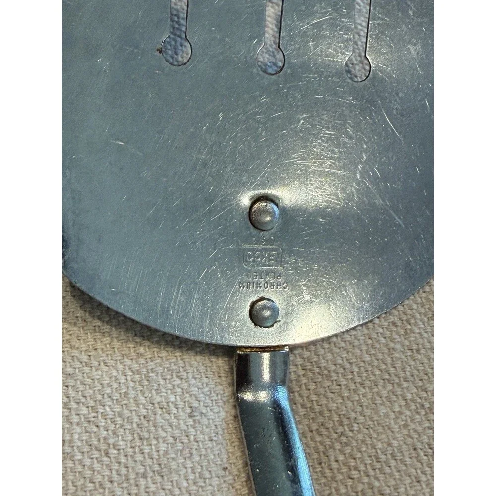 Lot of 5 Ecko Vintage Kitchen Utensils Spatula Spoon Meat Fork Tongs